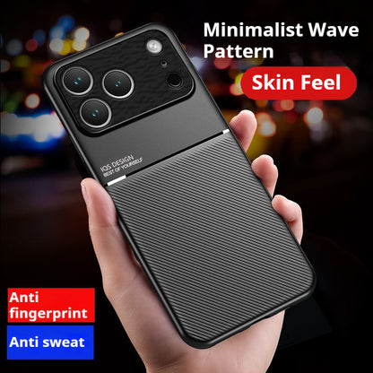 Minimalist textured magnetic Apple phone case