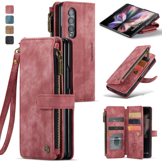 Luxury Collection 3-in-1 Multifunctional Wallet Style Samsung Mobile Phone Leather Case