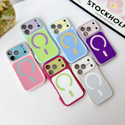 Slim Waist Liquid Magnetic Apple Phone Case