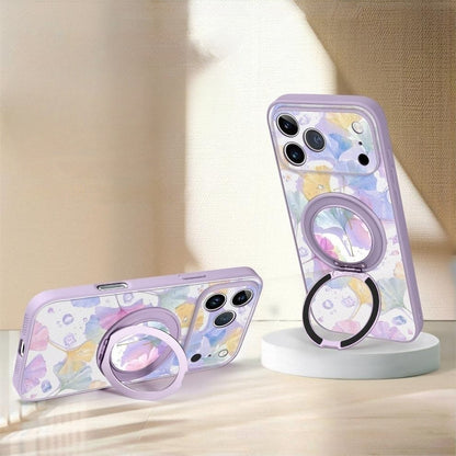 Lambskin shockproof magnetic Apple phone case
