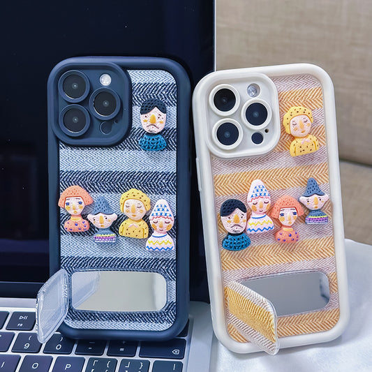 3D Cartoon Creative Apple Phone Case