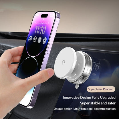 Car vacuum magnetic phone holder