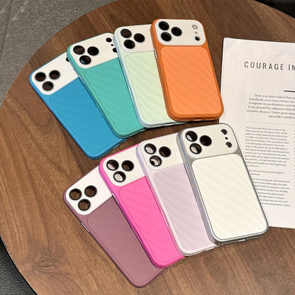 Flowing ripple frosted Apple phone case