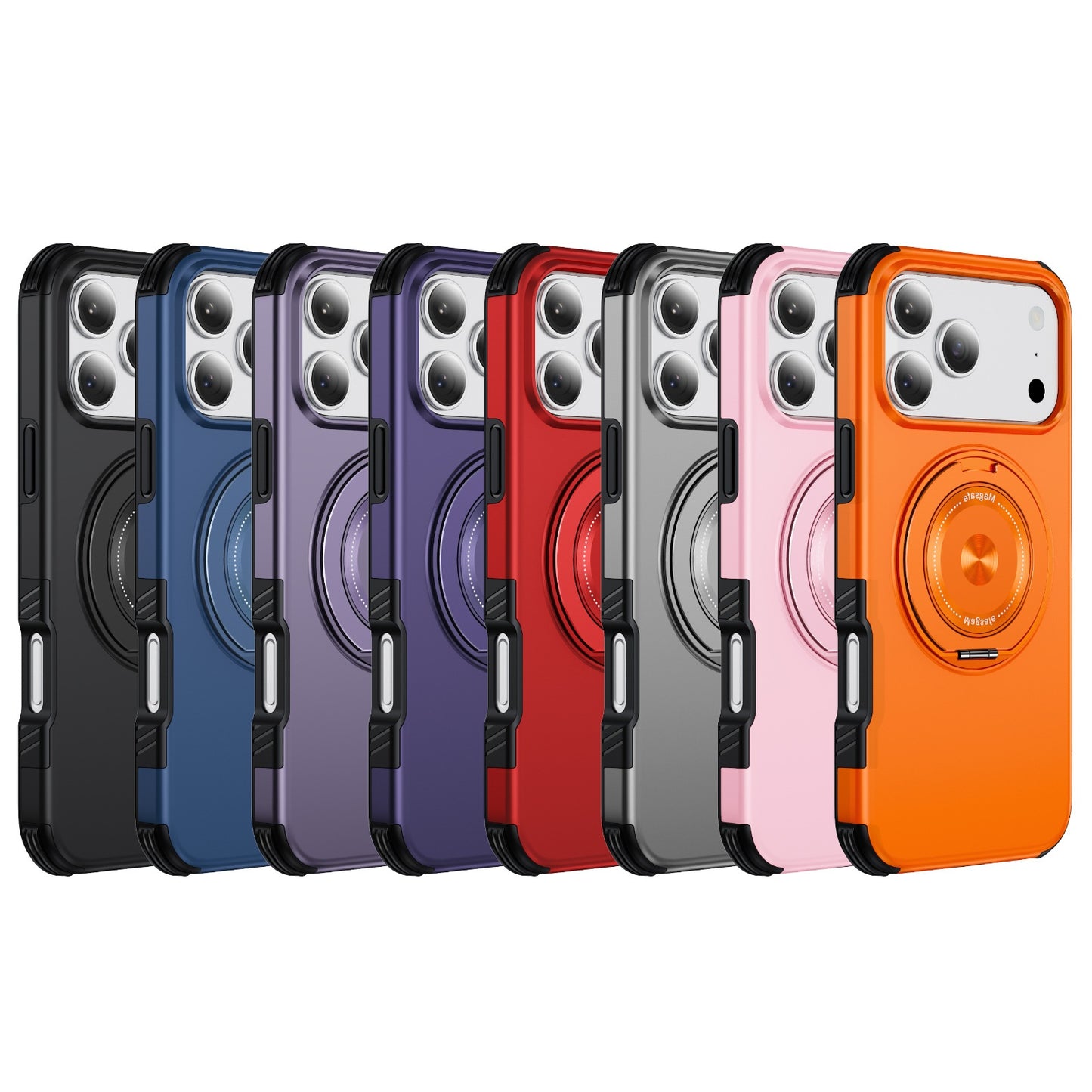 Rotating Stand Anti-drop Magnetic Apple Phone Case
