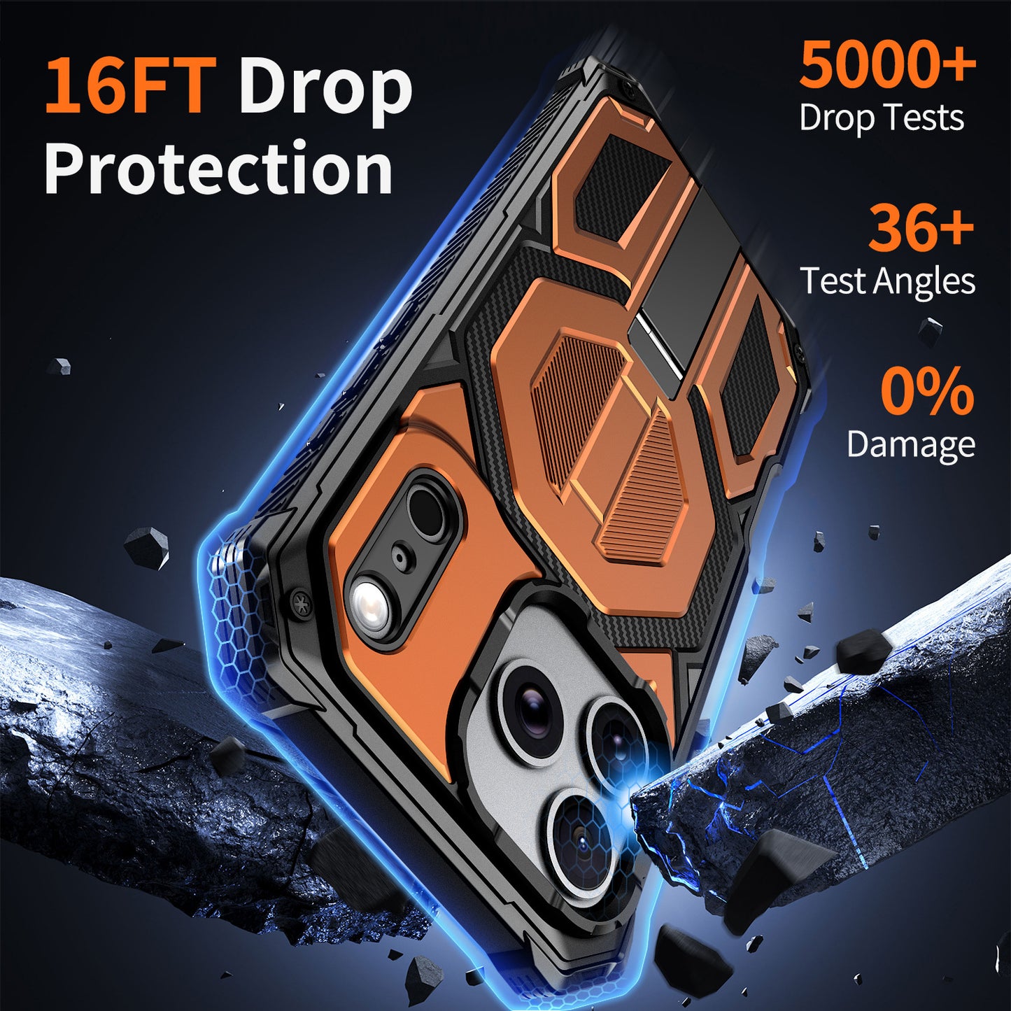 Explorer Armor Stand Apple Phone Case