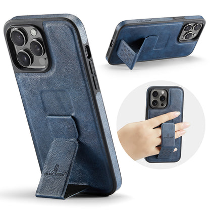 Folding Stand Magnetic Leather Apple Phone Case