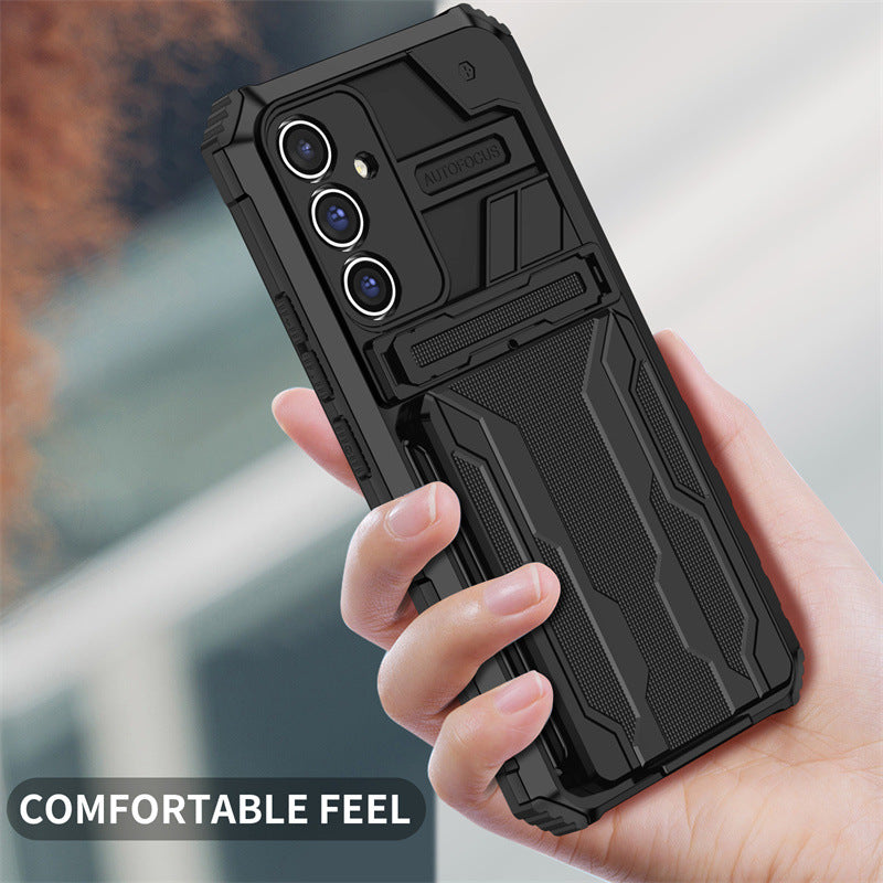Card holder and drop-proof Samsung phone case