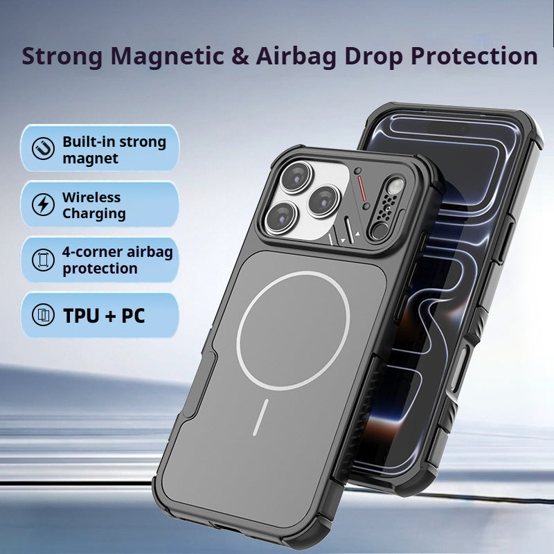 Shield anti-drop magnetic Apple phone case
