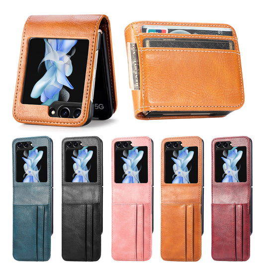 Business ZFlip folding conjoined multi-card protective case