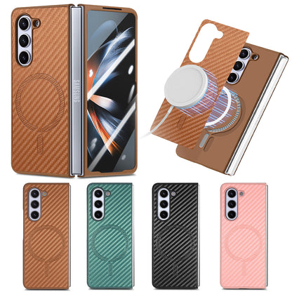 Carbon fiber magnetic Samsung Z Fold phone case