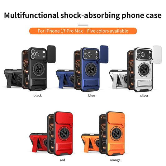 Anti-drop stand magnetic Apple phone case