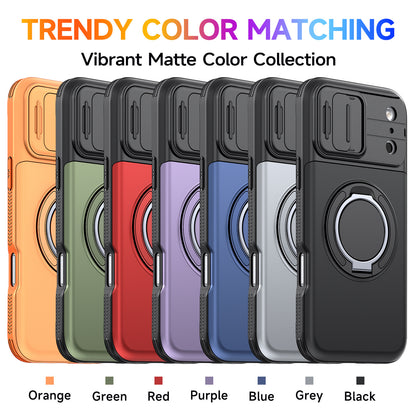 Starry Sky Sliding Window Card Holder Apple Phone Case