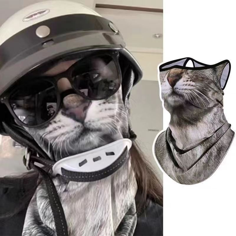 Face Mask with Ear Loops Neck Gaiter Face