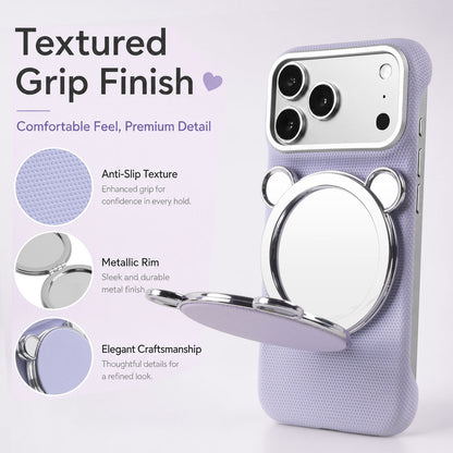 Magnetic Mini Makeup Mirror Apple Phone Case