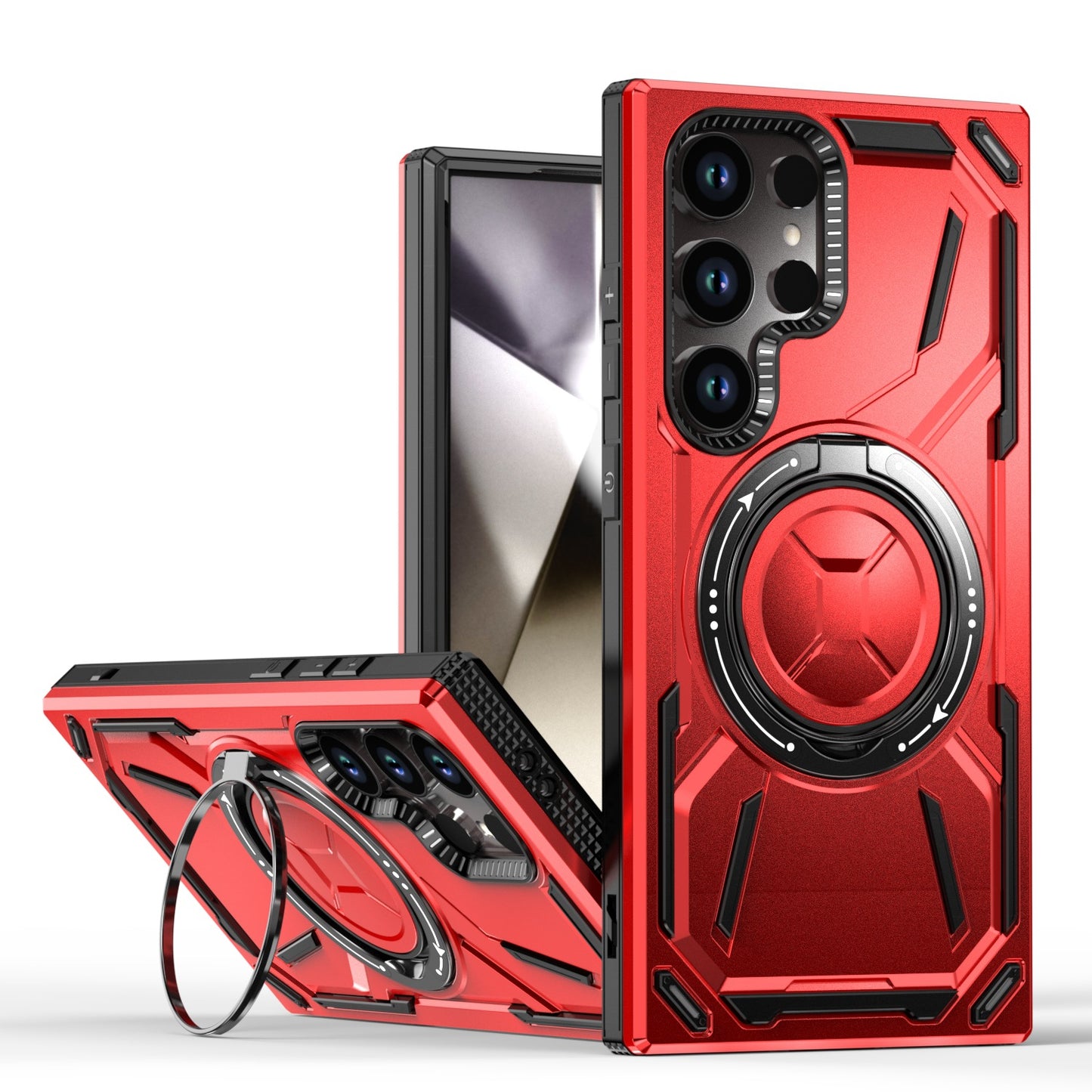 Golden Armor 2nd Generation Magnetic Stand Anti-drop Samsung Phone Case