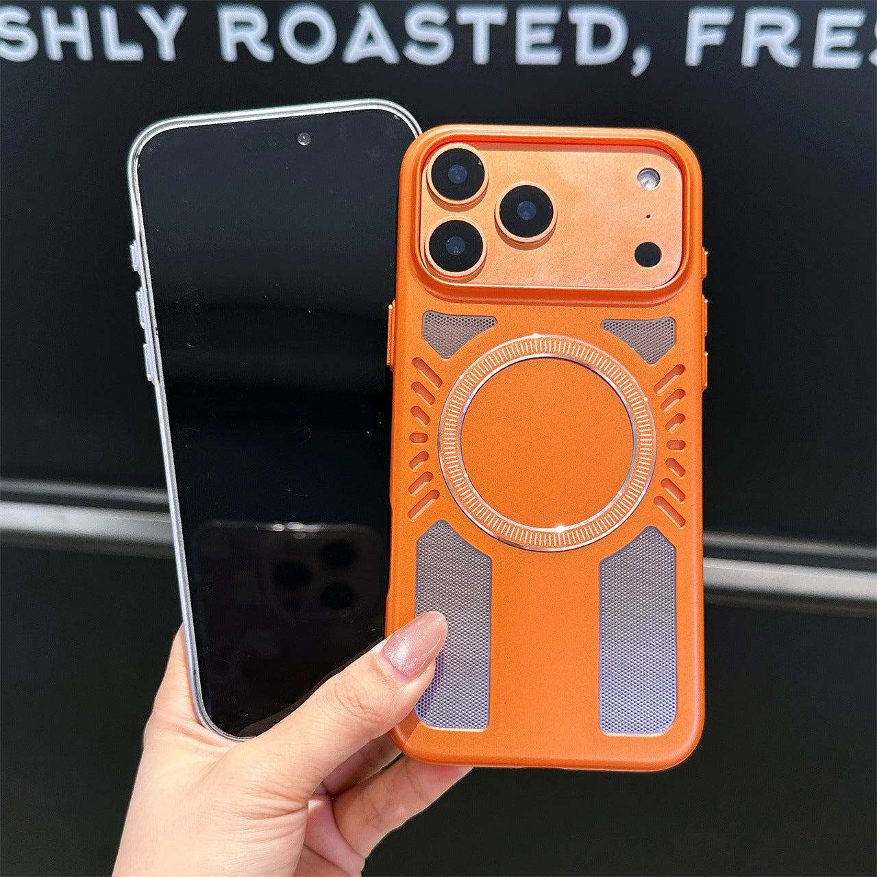 Ice Blade Cooling Magnetic Apple Phone Case
