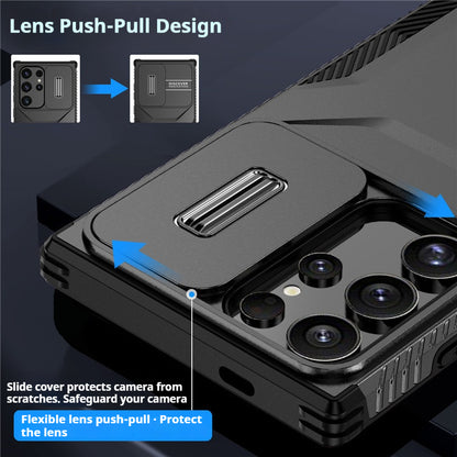Lens-mounted window anti-drop Samsung phone case