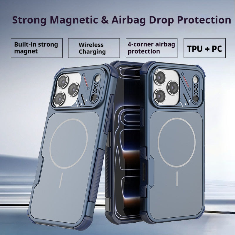 Shield anti-drop magnetic Apple phone case