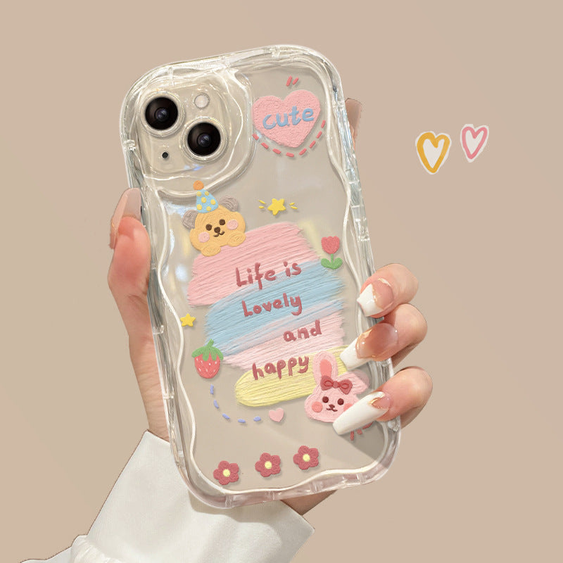 Transparent Creative Apple Phone Case