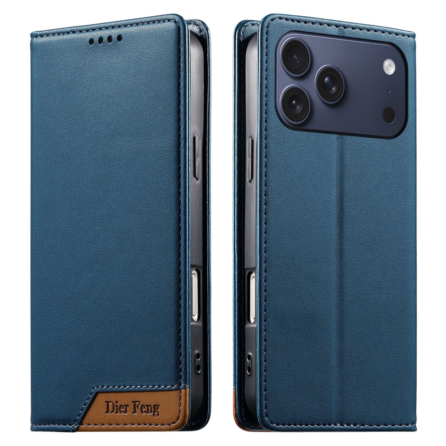 Flip SIM card slot leather case magnetic Apple phone case