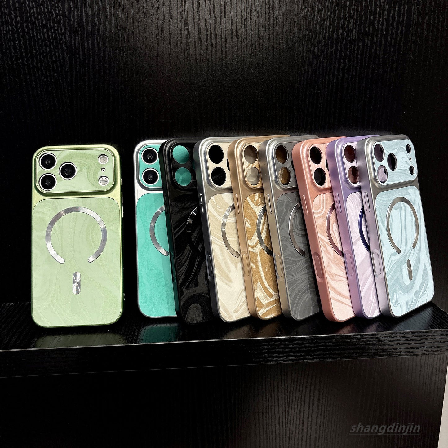 Creative Water Ripple Magnetic Apple Phone Case