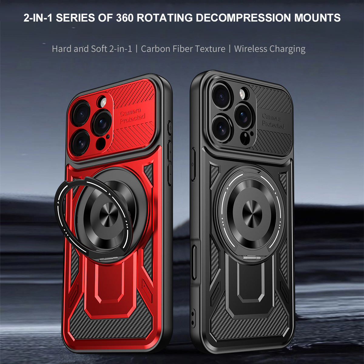 Youjia Rotating Stand Magnetic Apple Phone Case