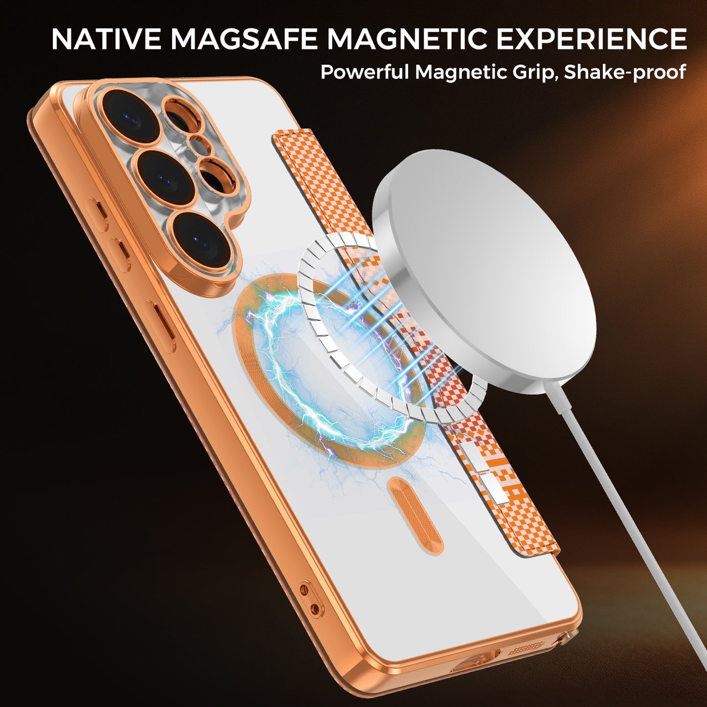 Colorful Shield Flip Magnetic Samsung Phone Case