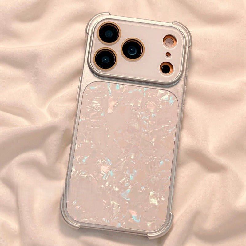 Four-corner airbag anti-drop shell-pattern Apple phone case