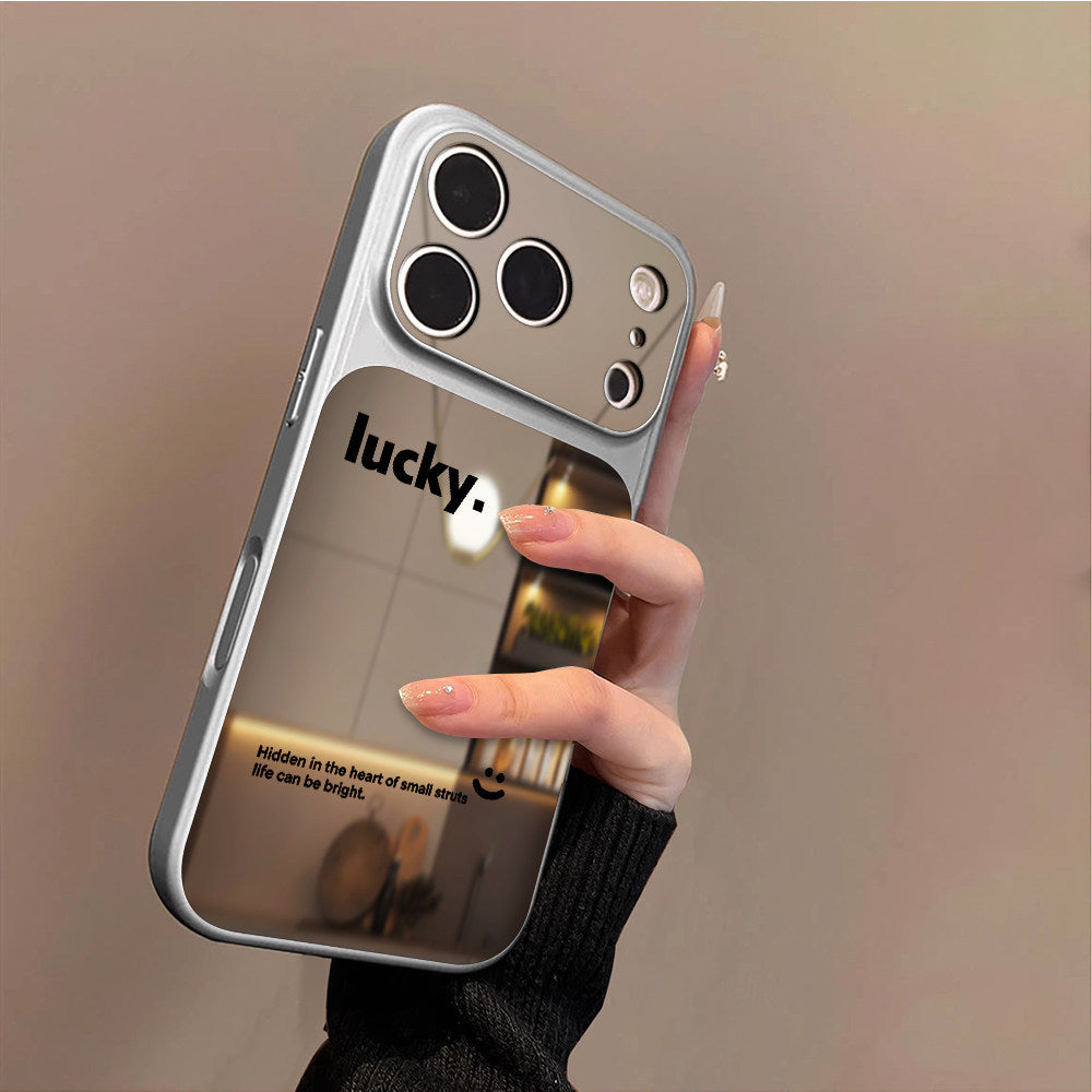 Lucky Smile Anti-Mirror Apple Phone Case