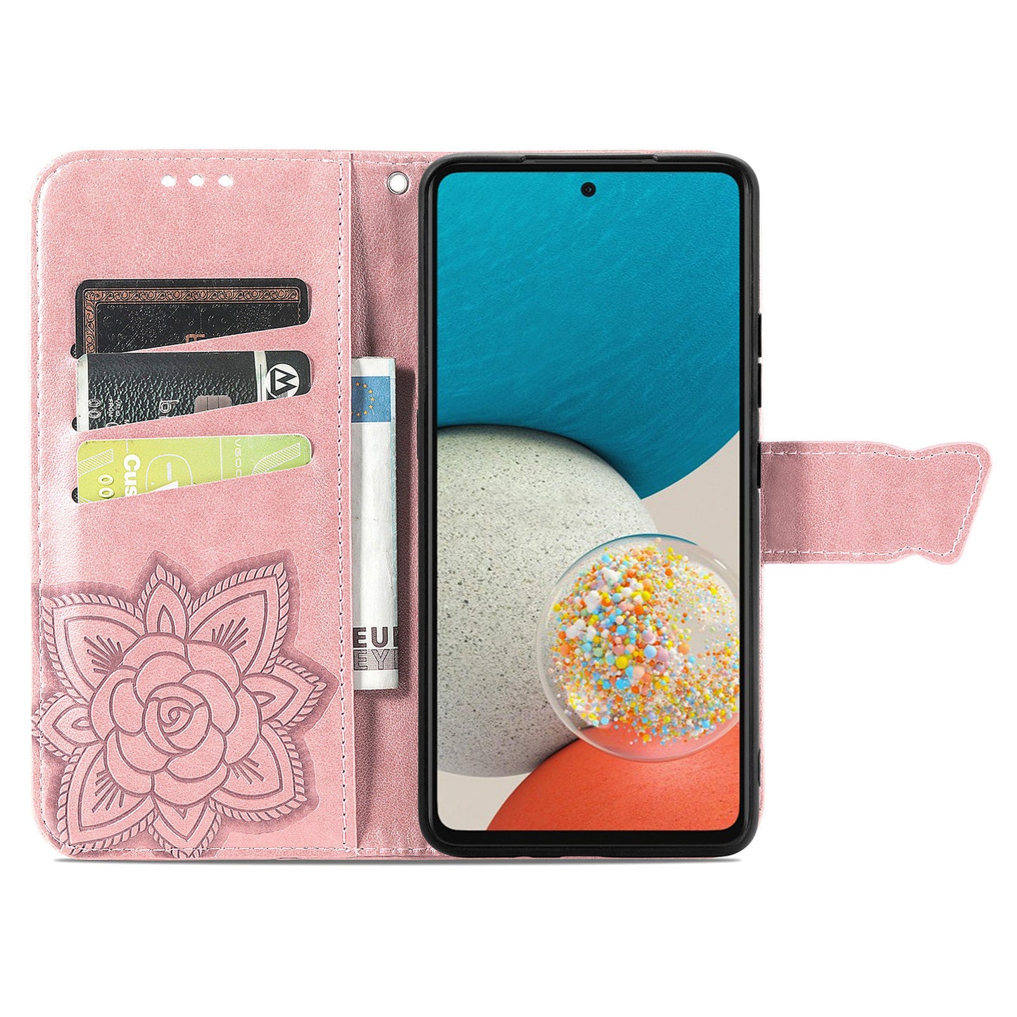 Samsung Big Butterfly Flip Fashion Phone Case