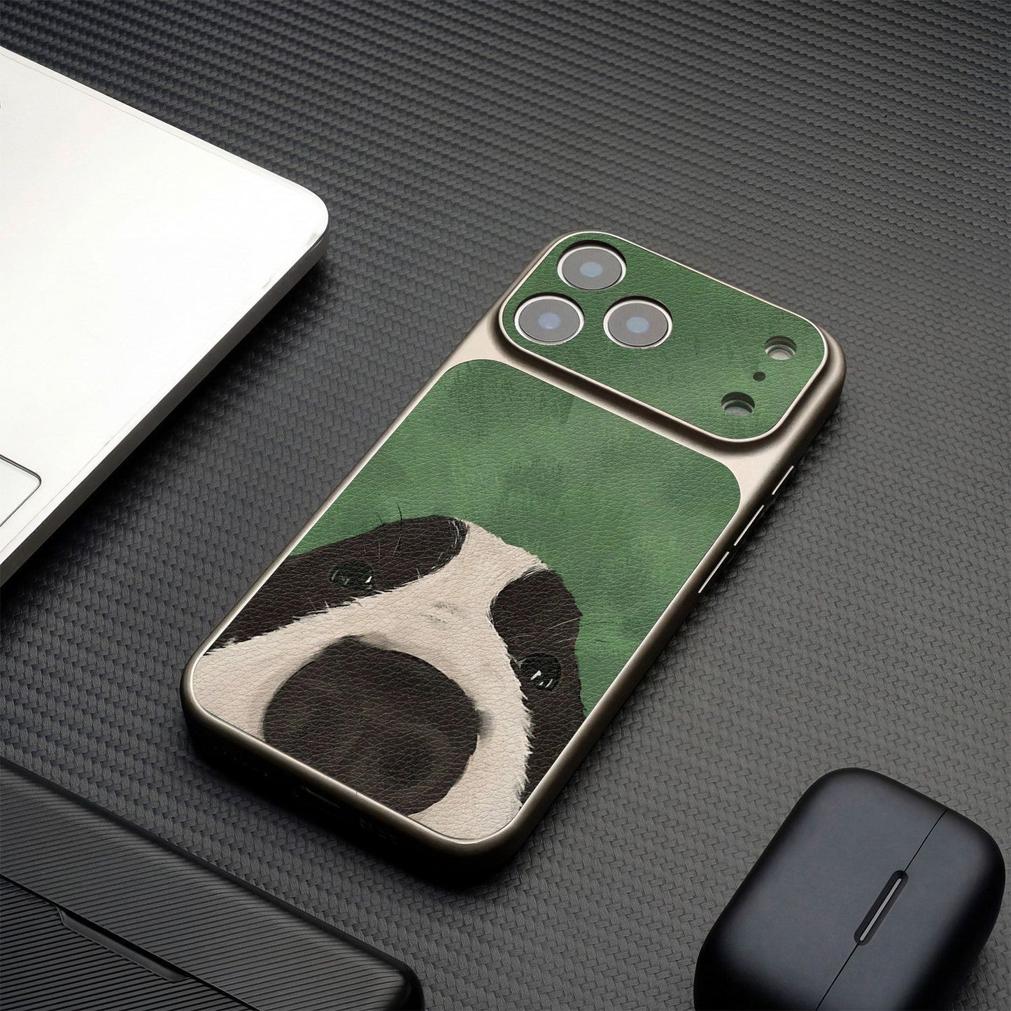 Skin-like Grassland Border Collie iPhone Case