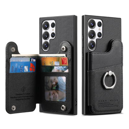 Fashionable flip leather Samsung phone case