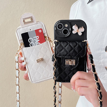 INS Butterfly Chain Big Eyes Apple Phone Case