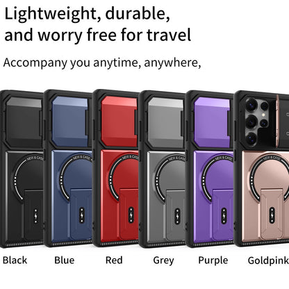 Mecha Stand Magnetic Samsung Phone Case