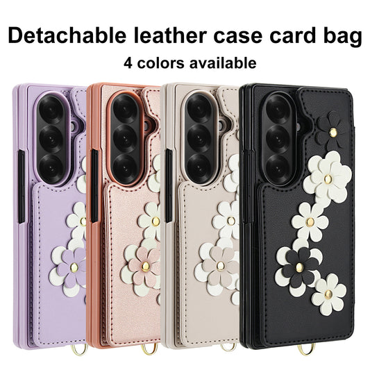 SIM card insert flower folding Samsung Z FOLD phone case