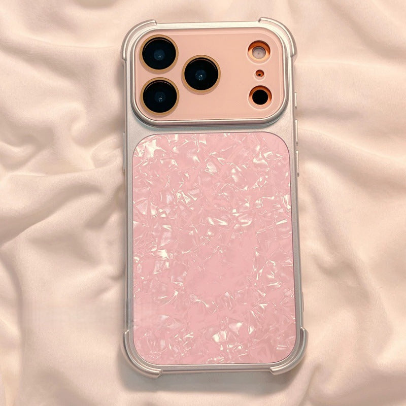 Four-corner airbag anti-drop shell-pattern Apple phone case