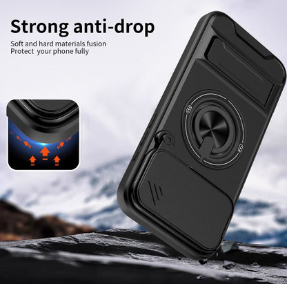 Anti-drop stand magnetic Apple phone case