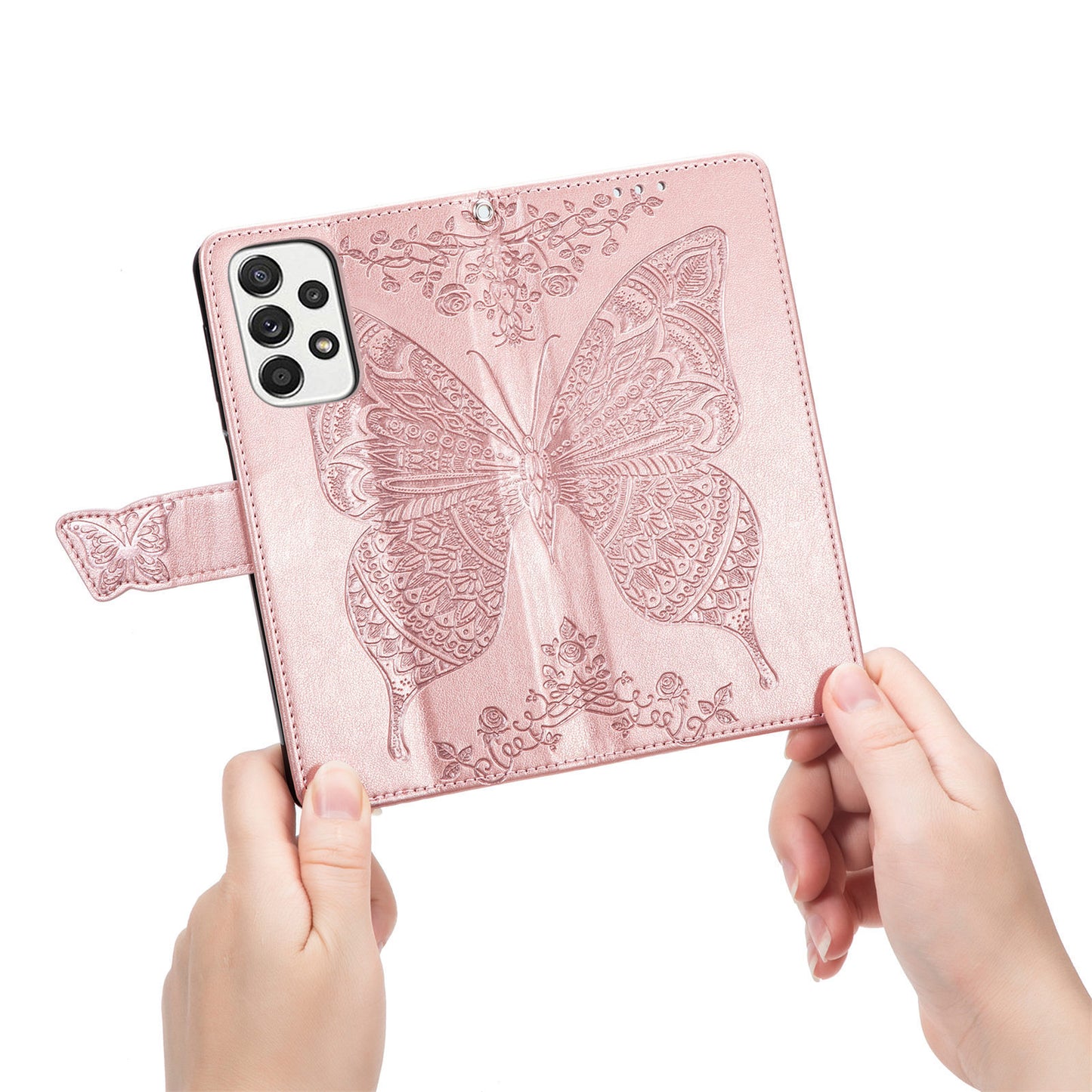 Samsung Big Butterfly Flip Fashion Phone Case