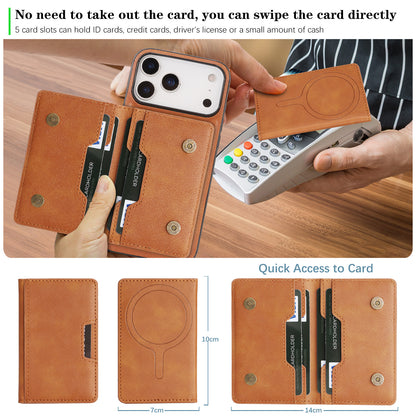 Split Card Holder Magnetic Apple Phone Case