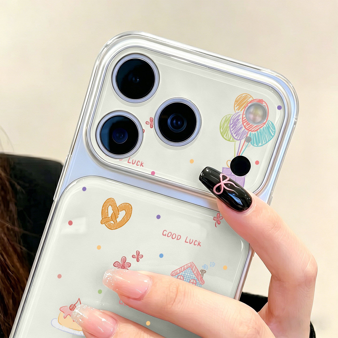 Ribbon Bear Apple Phone Case