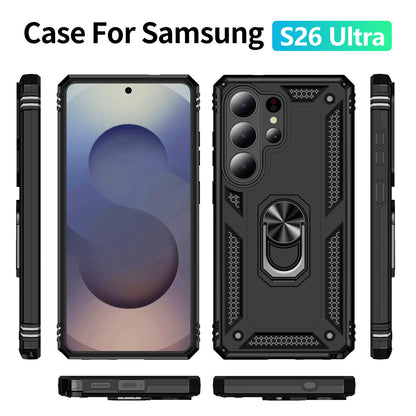 Military-grade anti-drop magnetic stand Samsung phone case