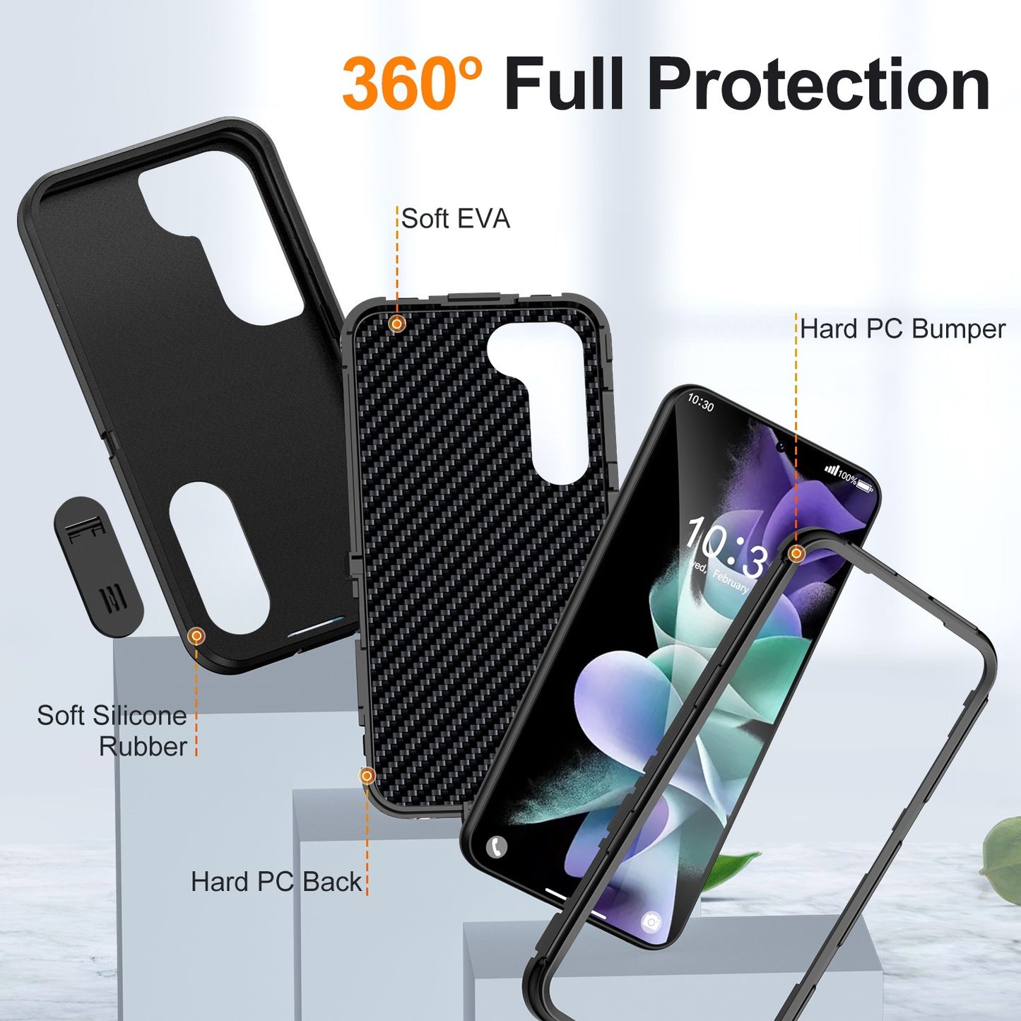 Defender Rugged Stand Samsung Phone Case