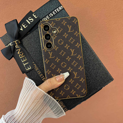 Fashion brand leather luxury high-end Samsung protective case