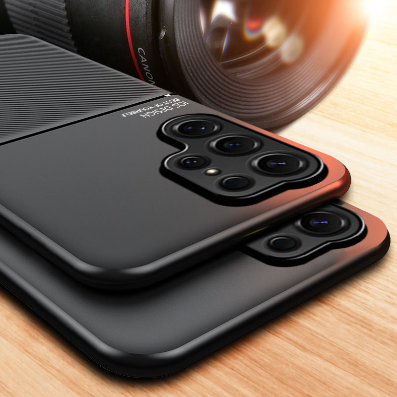 Minimalist textured magnetic Samsung phone case