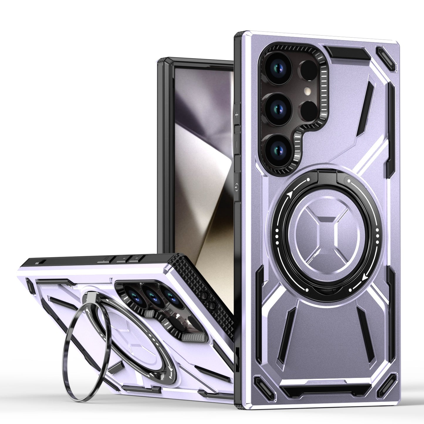 Golden Armor 2nd Generation Magnetic Stand Anti-drop Samsung Phone Case