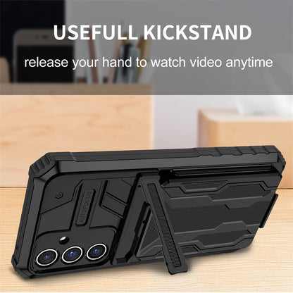Card holder and drop-proof Samsung phone case