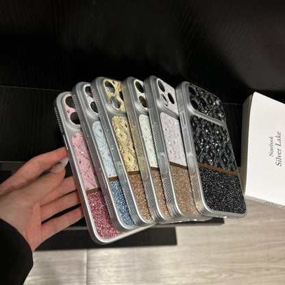 Rhinestone Glitter Heat Dissipation Apple Phone Case
