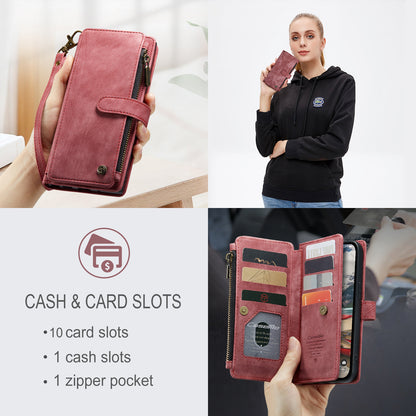 Luxury Collection 3-in-1 Multifunctional Wallet Style iPhone Mobile Phone Leather Case