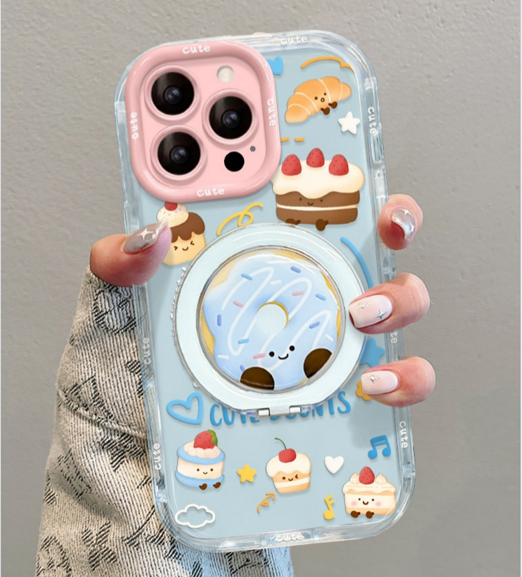 Dessert cake rotating stand Apple phone case