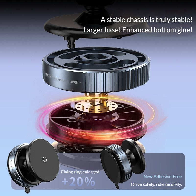 Car vacuum magnetic phone holder